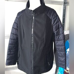 Calvin Klein performance Black Puffer Sleeve Jacket